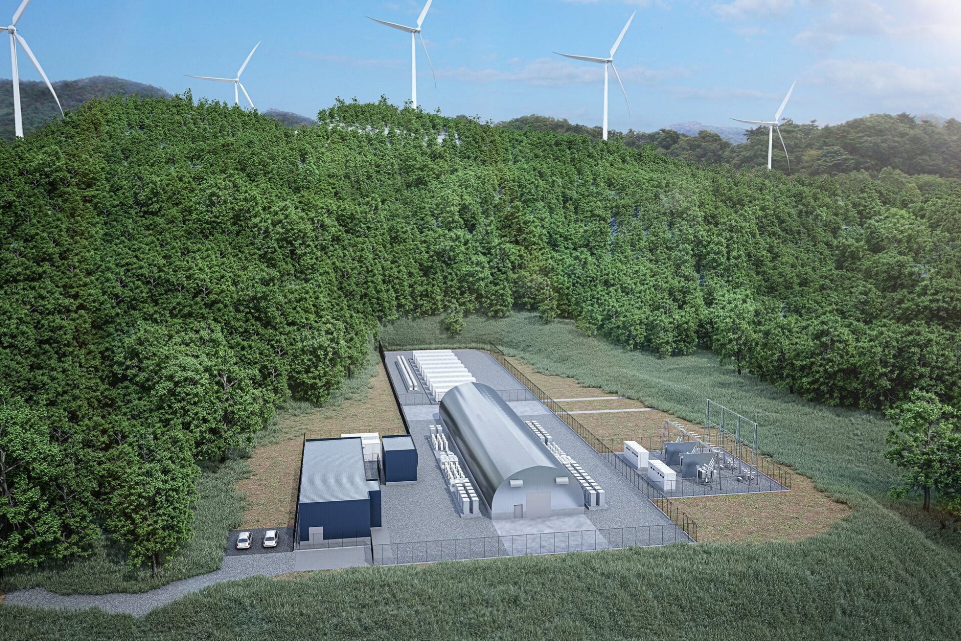 国内初、風力発電所直結のグリーンデータセンター事業開始 - 画像1