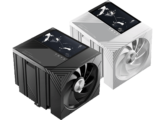 TRYX、5インチディスプレイ搭載の空冷CPUクーラー『TURRIS 620 シリーズ』を発売 - 画像1