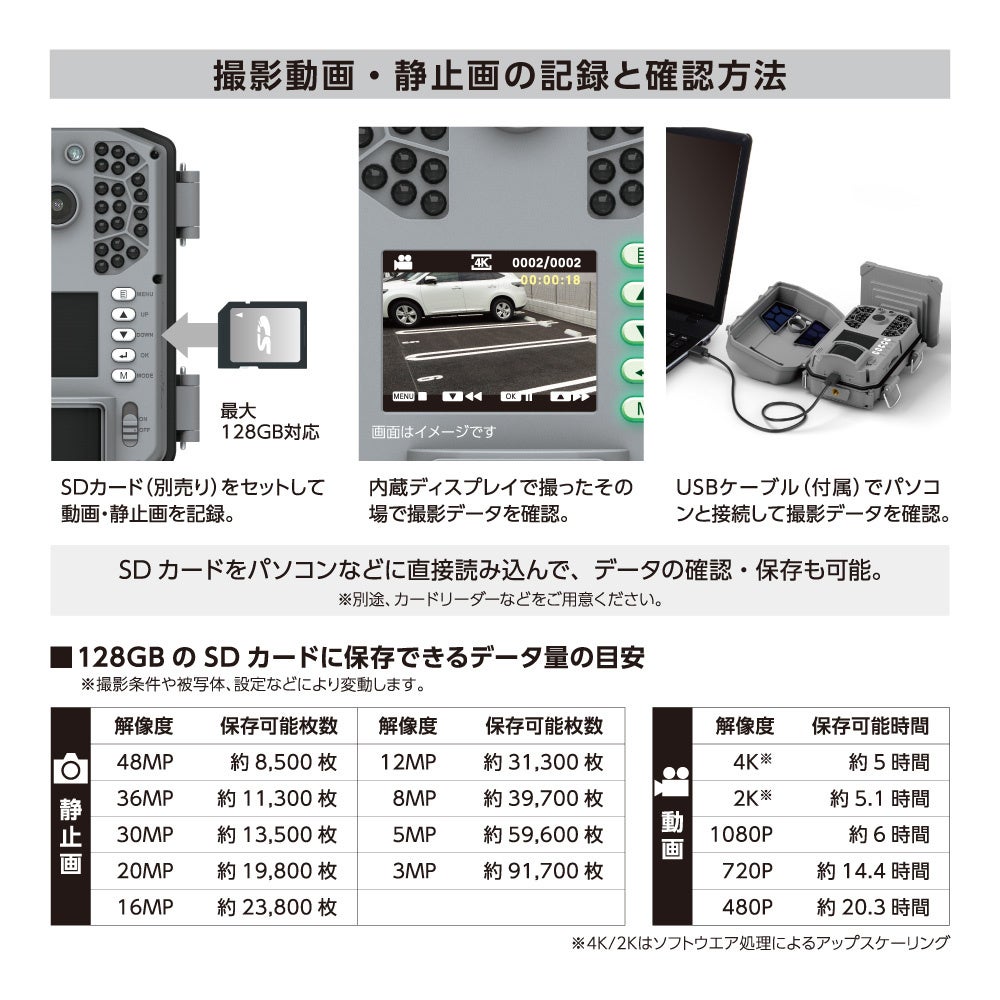 多摩電子工業、ソーラー式トレイルカメラ「TSK157H」を発売 - 画像7
