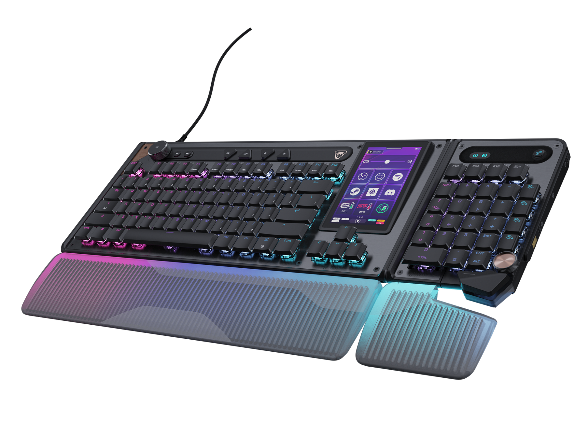 Turtle Beach、タッチ液晶搭載のゲーミングキーボード「Command Series」など3製品を発表 - 画像1