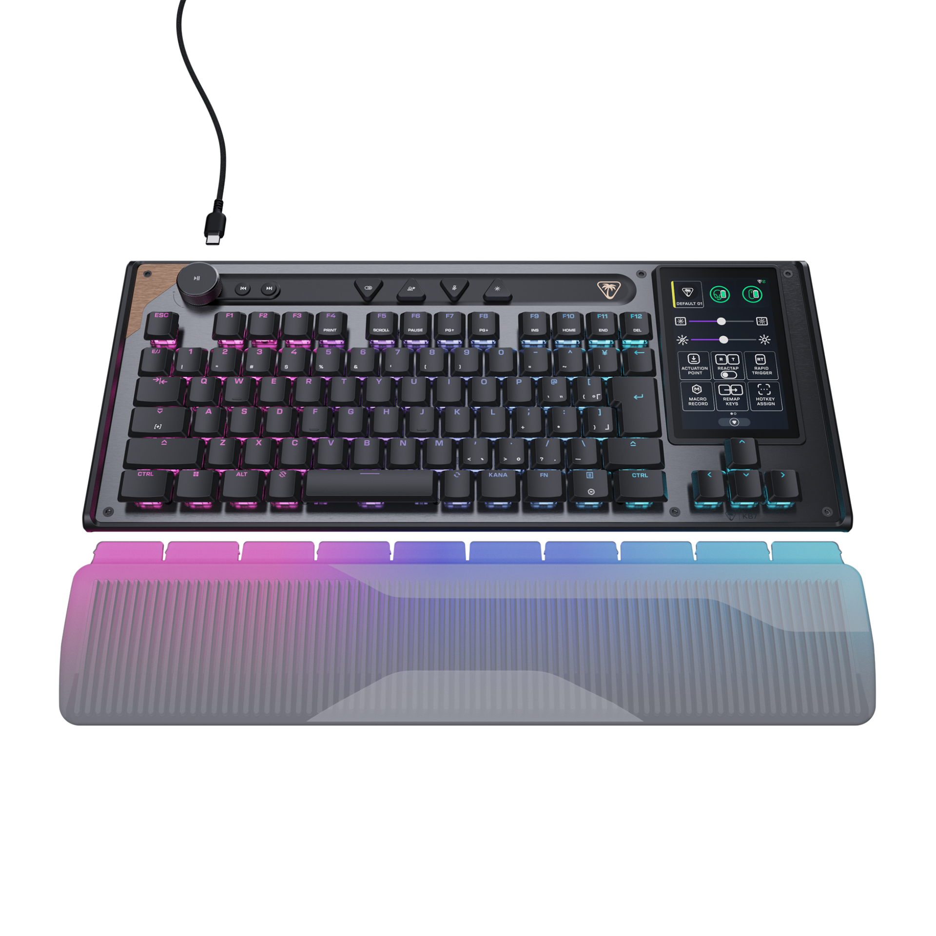 Turtle Beach、タッチ液晶搭載のゲーミングキーボード「Command Series」など3製品を発表 - 画像2