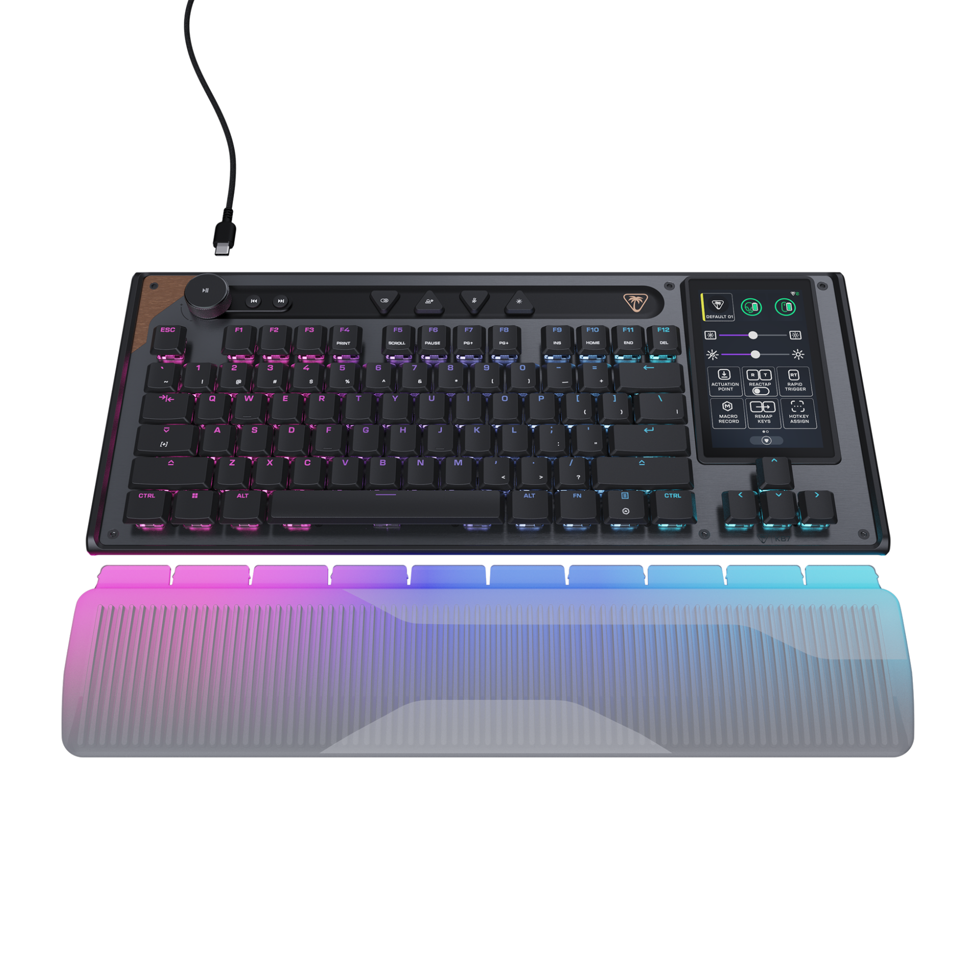 Turtle Beach、タッチ液晶搭載のゲーミングキーボード「Command Series」など3製品を発表 - 画像4