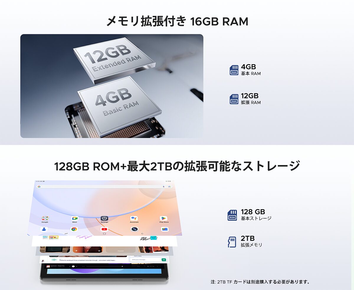 Android 16搭載の10.1インチタブレット「U10 セット版」が50%OFFで再販 - 画像5