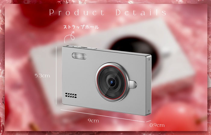 UI、厚さ9.4mmで軽量なスリムデジカメ「Leaf Camera」を発売 - 画像11