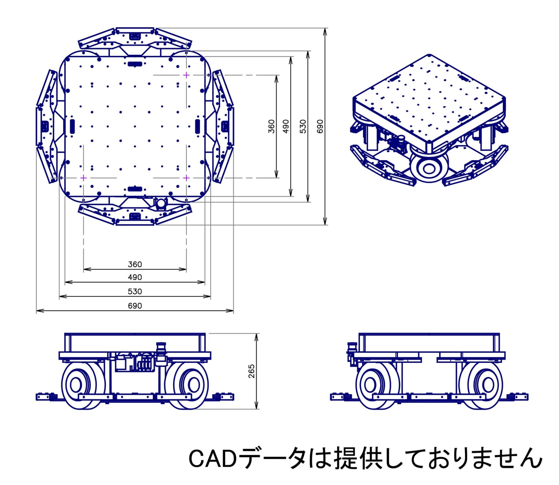 ヴイストン、ROS 2対応の大型研究用台車ロボット「4WDSローバーX120A-LB」を発売 - 画像9