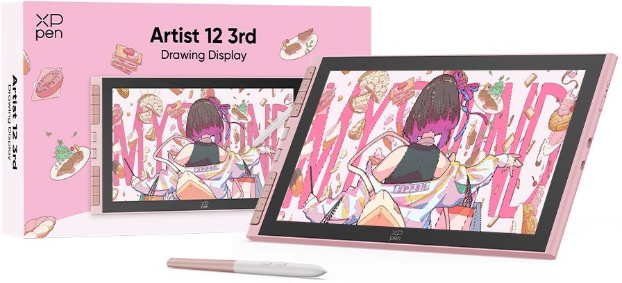 XPPen、液晶ペンタブレット「Artist 12 3rd」に新色ピンクを追加 - 画像1