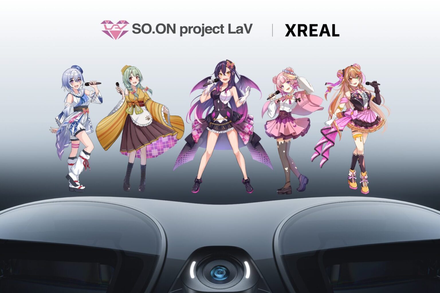 XREAL、バーチャルアイドル「SO.ON project LaV」をアンバサダーに任命