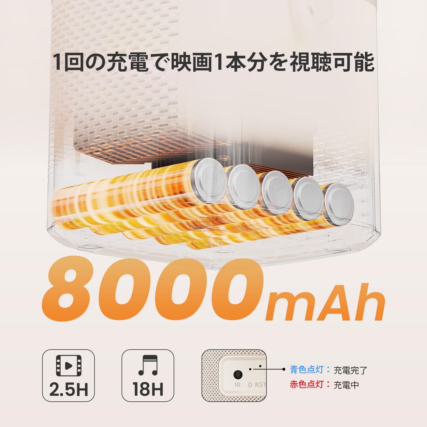 Yaber、Google TV搭載ポータブルプロジェクター「T2 Plus GTV」を発売 - 画像9