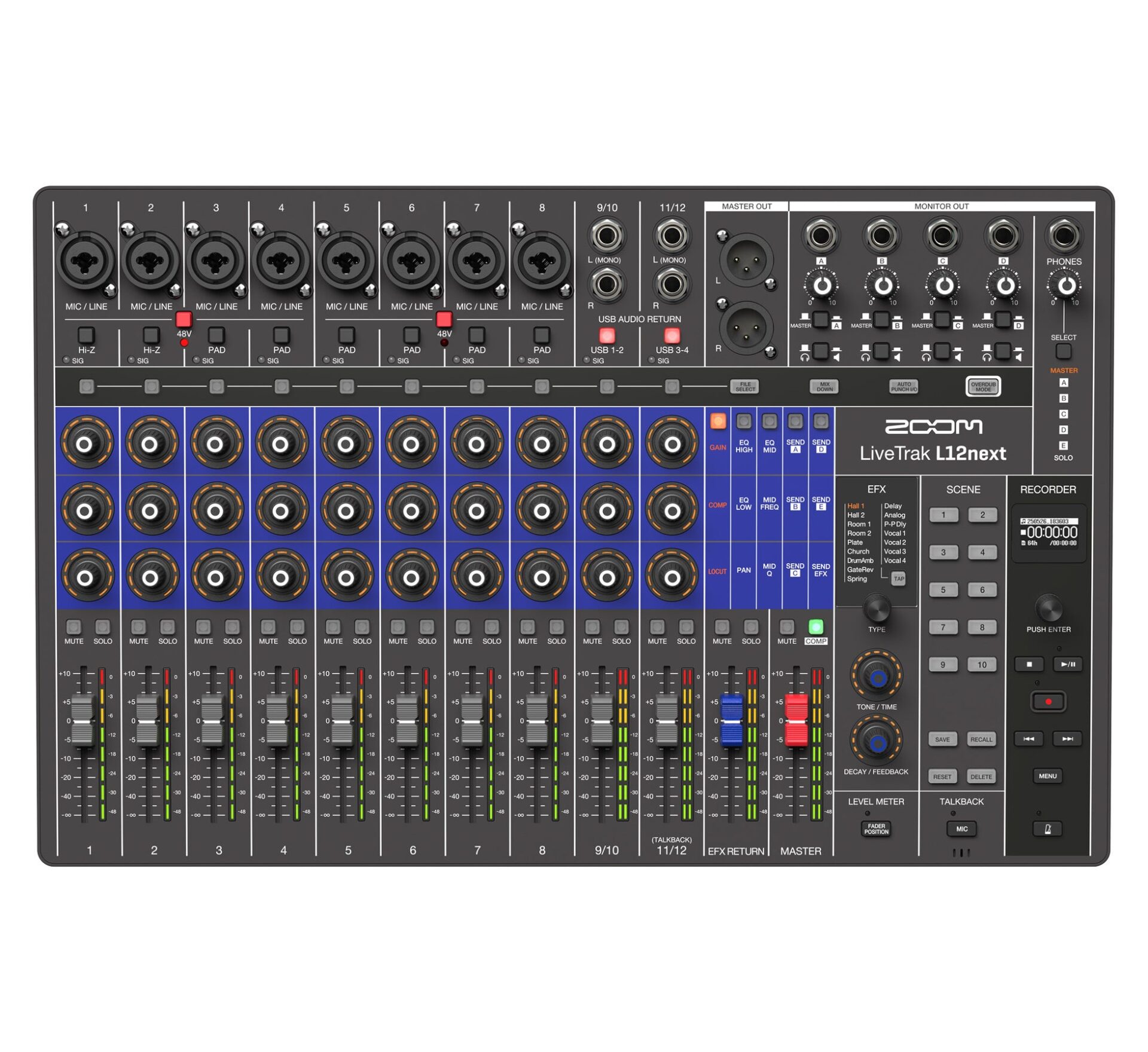 デジタルとアナログ融合!新ミキサー「LiveTrak L12next」登場 - 画像1